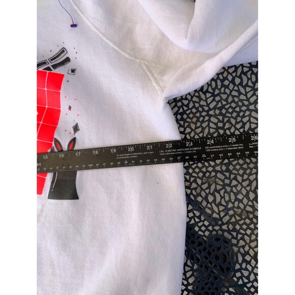 80s Dead Stock YMCA we Making Magic sweatshirt Raglan Sleeves sweatshirt Size L - Picture 5 of 7